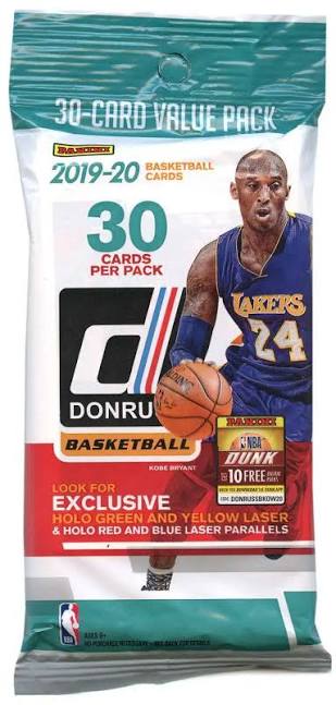 2019-20 Donruss Basketball 30-Card Value Pack
