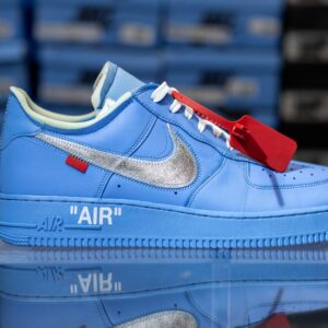Off-White x Nike Air Force 1 MCA University Blue