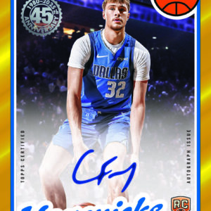Topps Cooper Flagg Gold Rookie Auto /50