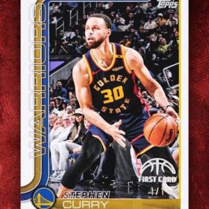 Topps Stephen Curry Warriors First Card 1/1